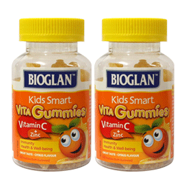 [해외] 바이오글란 어린이 비타민C+아연 60구미(2병) 
