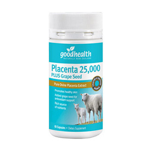 굿헬스 먹는 양태반(Placenta) 25,000mg 60캡슐